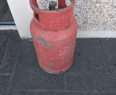 Patio gas bottle (around half full)