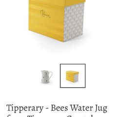 Tipperary Crystal Bees Water Jug