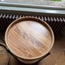 Stunning Wood Pair side tables Image 3