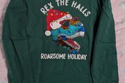 Dinosaur Christmas top size 10-11