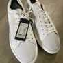 Mens white leather Bianco  shoes size 46/11 Image 2