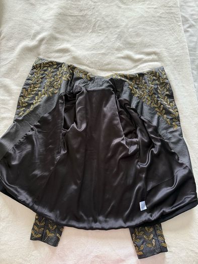 Black Gold Embroidered Jacket