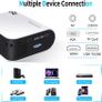 Mini Projector, Portable Beamer for Full HD 1080P Home Cinema. Image 2