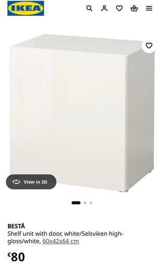 Ikea Shelf Unit w/ 2 Baskets