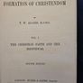 The Formation Of Christendom. By T. W. Allies Vol I. 1904 Hardback In Good Condition.  See Photos For Same. Image 2