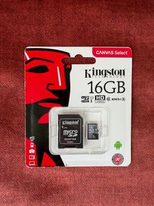 Kingston 16GB microSDHC Memory Card