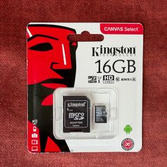 Kingston 16GB microSDHC Memory Card