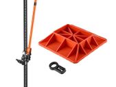 Farm jack with base heavy duty