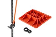 Farm jack with base heavy duty