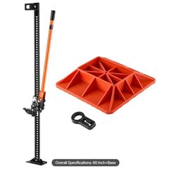 Farm jack with base heavy duty
