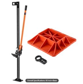 Farm jack with base heavy duty