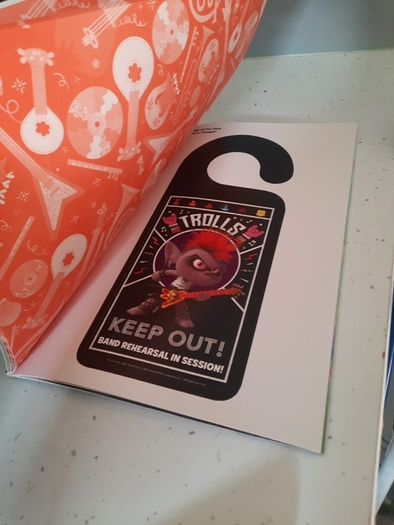 trolls crafts book  and puffy stickers