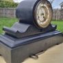 Japy Freres French Black Marble Mantel Clock Image 5