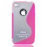 Cover for iPhone 4 4S + Free Screen Protecor Protective Case S-Line Soft Gel Silicone Image 3