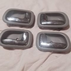 Set of 4 x Toyota Corolla E11 97-02 Interior Chrome Door Handle Pull Set