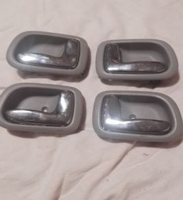 Set of 4 x Toyota Corolla E11 97-02 Interior Chrome Door Handle Pull Set