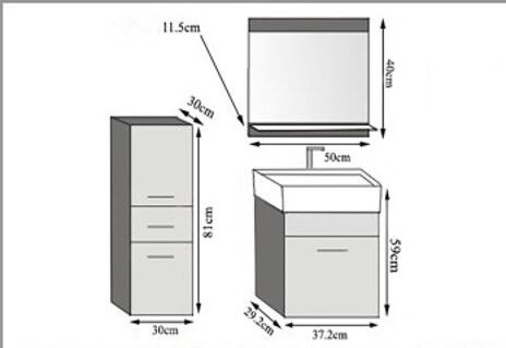 Bathroom furniture set for sale STYLE 6