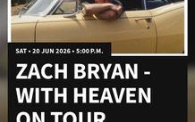 Zach  Bryan Golden Circle Tickets