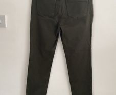 jeans burgundy straight leg jeans size 10