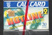 1996 Ireland 20 unit 2FM's Hotline Radio Show presented by Tony Fenton (Gemplus GEM1) Call Card Mint in Packaging