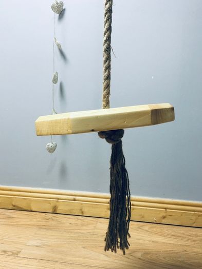 Kids swing, wooden indoor swing, handmade tree swing, children gift idea