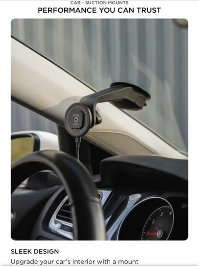 Quad Lock Car Suction Mount