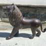 Superb Pair of 19th Century Chinese Antique Bronze Lions Image 9