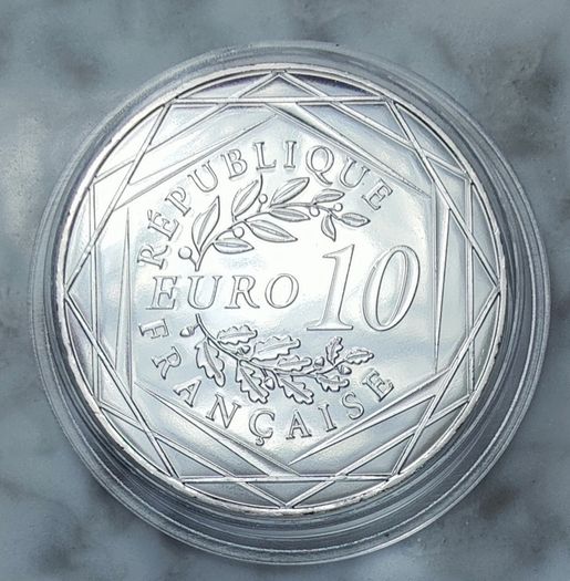 France 10 Euro Silver (.333) Uncirculated Coin 2020 - Charles De Gaulle - Appeal of June 18 - Charles De Gaulle