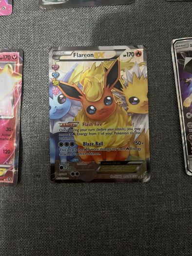 Damaged pokemon cards
