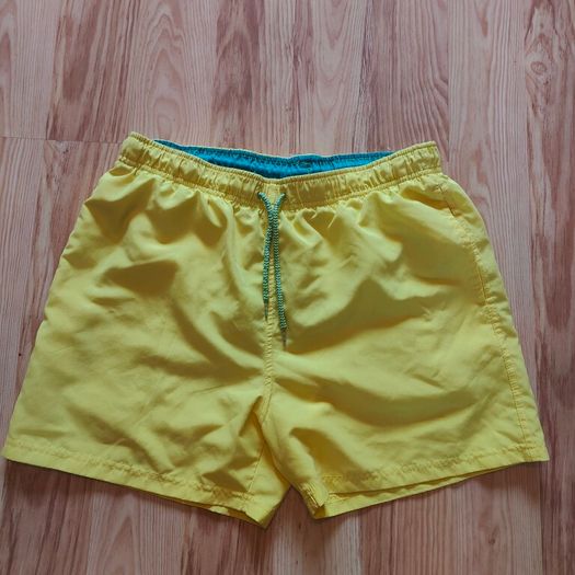 Men Yellow Swim Shorts size M