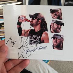 James Storm TNA Autograph