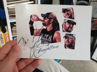 James Storm TNA Autograph