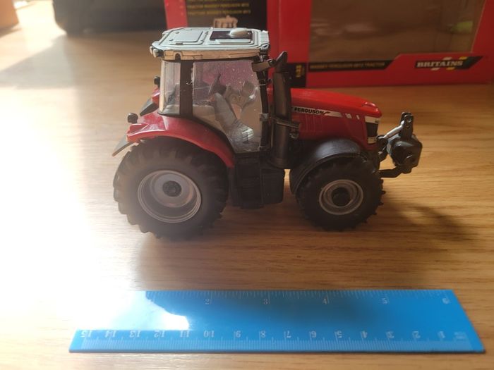 Toy farm shed, animals and machinery