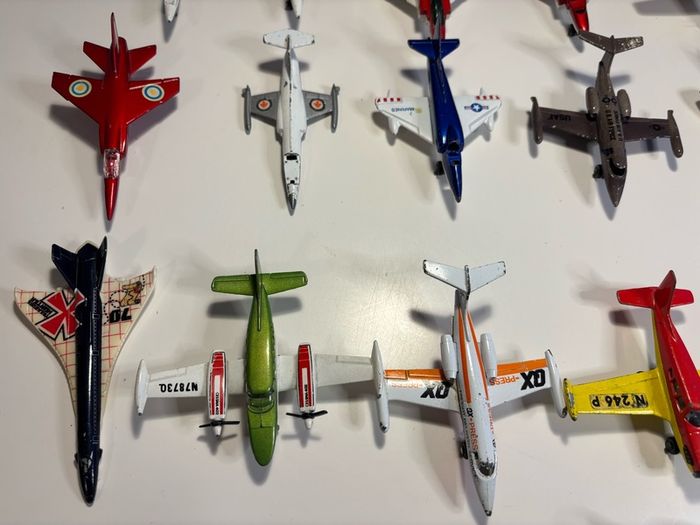 Vintage Matchbox Planes 24 models