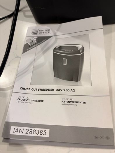 paper shredder