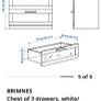Chest of 3 drawers Image 3