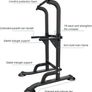 NEW SALE | Pull Up Bar Power Tower Exercise Euipment for Home Gym Dip Station Adjustable Height Image 6