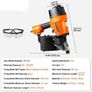 MCN90 Coil Framing Nailer 44.45 mm to 88.9 mm 15 Degree Pneumatic Nail Gun Image 5