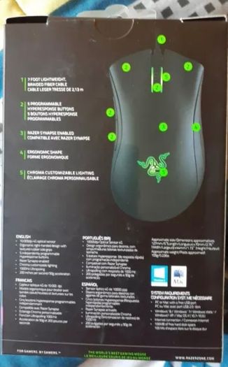 Razer DeathAdder Chroma Gaming Mouse 10k DPI