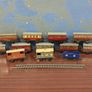 Hornby Meccano tin plate model train carriages Image 7