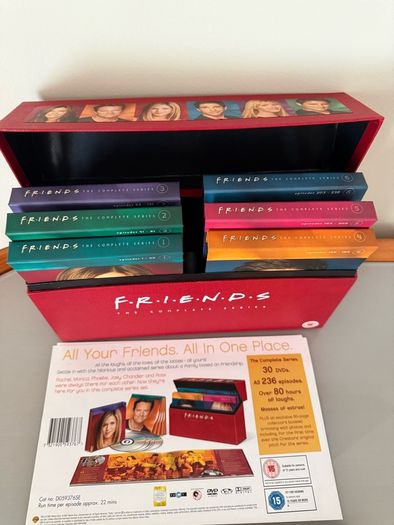Friends The complete series DVD box set and booklet episode guide