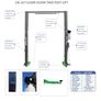 Brand new Clear Floor 2 Post 4 Ton Lift Image 3