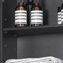 Bathroom Cabinet modern wall mounted with shelves Image 8