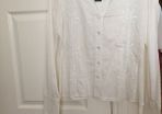 Cream designer blouse