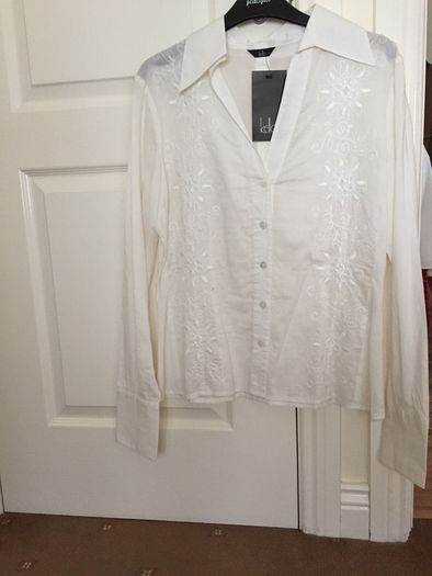 Cream designer blouse
