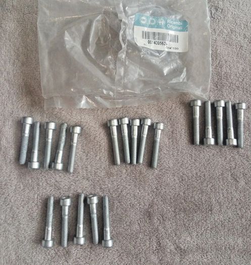 Lancia Delta Integrale 16v,EVO,EVO 2, FIAT, Cam Cover Bolt (Short) 16v SET x5 14305624