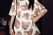 Plus Size Tunic Longer Blouse Teddy Bears