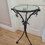 Bronze Pewter like Lamp  table for sale Image 3