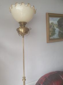 2m telescopic lamp 150 years old .