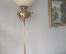 2m telescopic lamp 150 years old .